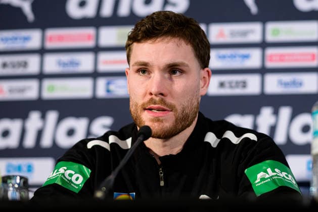 Hannover Handball EM 2026 Germany Press conference Johannes Golla Germany Hannover Germany