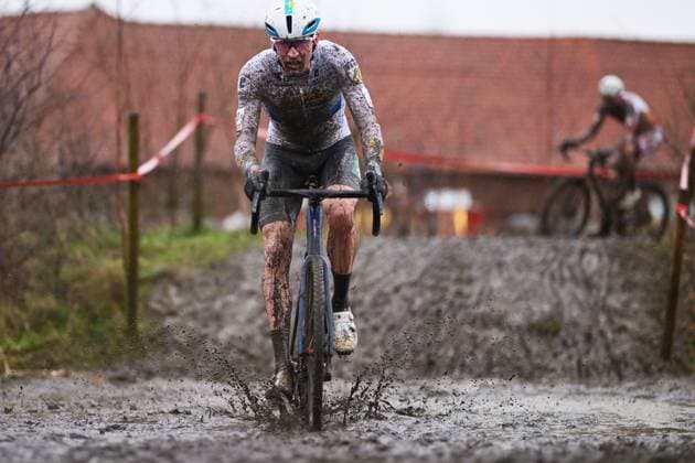 Belgian Toon Aerts pictured in action during the men s elite race of the Cyclocross Otegem cycling event, Monday 12 January 2026 in Otegem, the day after the Belgian national cyclocross championships. DAVIDxPINTENS  x155366864x