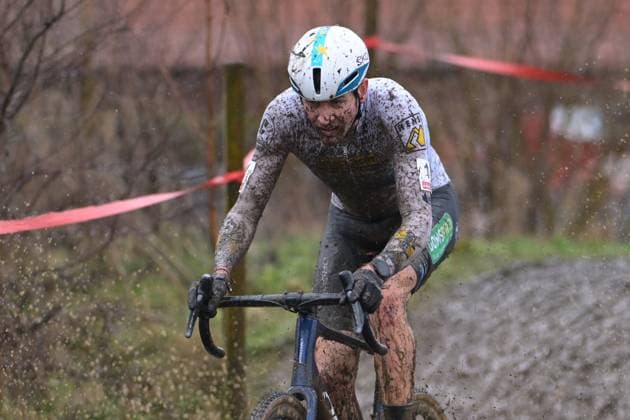 Belgian Toon Aerts pictured in action during the men s elite race of the Cyclocross Otegem cycling event, Monday 12 January 2026 in Otegem, the day after the Belgian national cyclocross championships. DAVIDxPINTENS  x155370809x