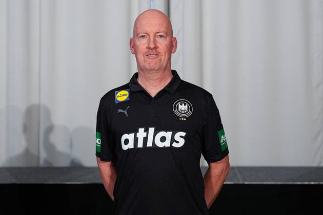 12 01 2026, xydrx, handball, portrait appointment of the German national team in Hanover before the EHF Euro 2026 Dennis Finke physiotherapist Lower Saxony Germany