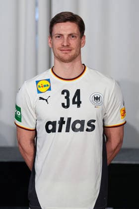 12 01 2026, xydrx, handball, portrait session of the German national team in Hanover ahead of the EHF Euro 2026 Rune Dahmke Lower Saxony Germany