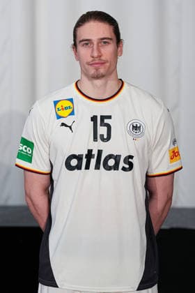 12 01 2026, xydrx, handball, portrait session of the German national team in Hanover ahead of the EHF Euro 2026 Juri Knorr Lower Saxony Germany