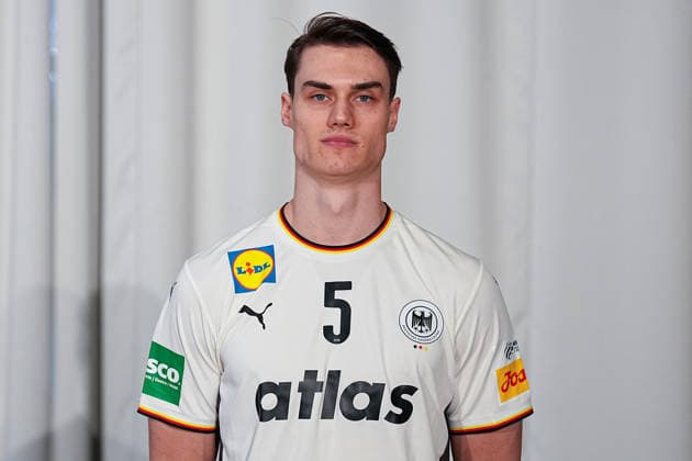 12 01 2026, xydrx, handball, portrait session of the German national team in Hanover ahead of the EHF Euro 2026 Miro Schluroff Lower Saxony Germany