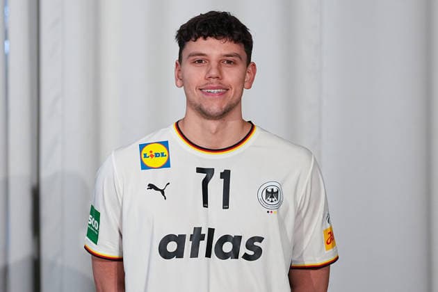 12 01 2026, xydrx, handball, portrait session of the German national team in Hanover ahead of the EHF Euro 2026 Marko Grgic Lower Saxony Germany