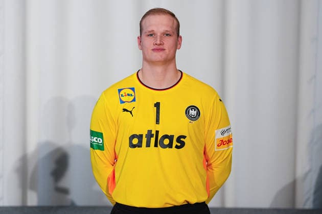 12 01 2026, xydrx, handball, portrait session of the German national team in Hanover ahead of the EHF Euro 2026 David Spaeth Lower Saxony Germany