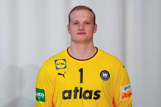 12 01 2026, xydrx, handball, portrait session of the German national team in Hanover ahead of the EHF Euro 2026 David Spaeth Lower Saxony Germany
