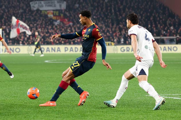 Serie A, Day 20, Stadio Ferraris, Genova, Genoa - Cagliari, in the photo: Marcandalli and Mazzitelli  Copyright: xGabrielexSiri IPAxSportx xipa-agency.netx xx IPA_69991432 IPA_Agency_IPA69991432
