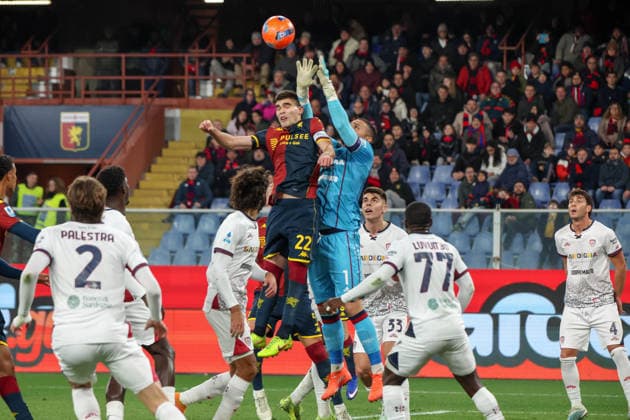Serie A, Day 20, Stadio Ferraris, Genova, Genoa - Cagliari, in the photo: exit Caprile  Copyright: xGabrielexSiri IPAxSportx xipa-agency.netx xx IPA_69991446 IPA_Agency_IPA69991446
