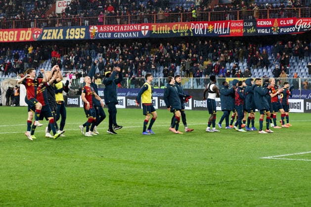 Serie A, Day 20, Stadio Ferraris, Genova, Genoa - Cagliari, in the photo: Genoa end match  Copyright: xGabrielexSiri IPAxSportx xipa-agency.netx xx IPA_69992755 IPA_Agency_IPA69992755