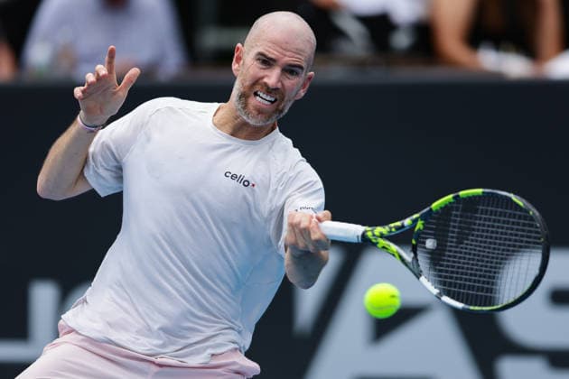 France s Adrian Mannarino during Round 32 Singles Men™s ASB Classic Tennis Tournament at Manuka Doctor Arena, Auckland, New Zealand on Monday 12 January 2026. Photo: Joshua Devenie z Copyright: xx