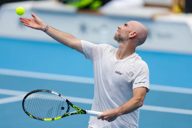 France s Adrian Mannarino during Round 32 Singles Men™s ASB Classic Tennis Tournament at Manuka Doctor Arena, Auckland, New Zealand on Monday 12 January 2026. Photo: Joshua Devenie z Copyright: xx