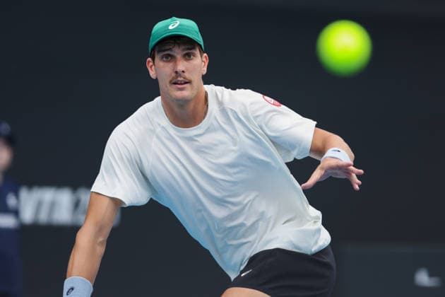 New Zealand s James Watt during Round 32 Singles Men™s ASB Classic Tennis Tournament at Manuka Doctor Arena, Auckland, New Zealand on Monday 12 January 2026. Photo: Joshua Devenie z Copyright: xx