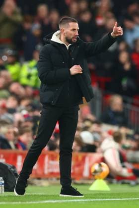 Barnsley manager Conor Hourihane Liverpool v Barnsley, Emirates FA Cup, Third Round, Football, Anfield, Liverpool, UK - 12 Jan 2026Liverpool Anfield United Kingdom EDITORIAL USE ONLY No use with unauthorised audio, video, data, fixture lists, club league logos or live services. Online in-match use limited to 120 images, no video emulation. No use in betting, games or single club league player publications.  Copyright: xPaulxCurrie Shutterstockx 16246339al
