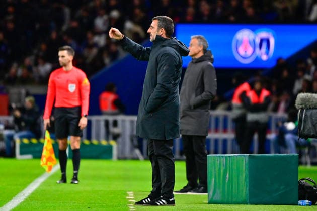FOOTBALL : PSG vs PFC - Coupe de France - 12 01 2026 Stephane GILLI ( coach PFC )during the French Cup match between Paris Saint Germain and Paris Football Club at Parc Des Princes on January 12 , 2026 in Paris, France. ( Photo by Federico Pestelini PsnewZ ) - ParisFrance  Copyright: xFedericoxPestelinix
