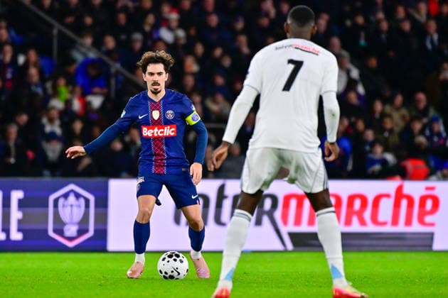 FOOTBALL : PSG vs PFC - Coupe de France - 12 01 2026 Vitinha Vitor Machado ( PSG ) during the French Cup match between Paris Saint Germain and Paris Football Club at Parc Des Princes on January 12 , 2026 in Paris, France. ( Photo by Federico Pestelini PsnewZ ) - ParisFrance  Copyright: xFedericoxPestelinix