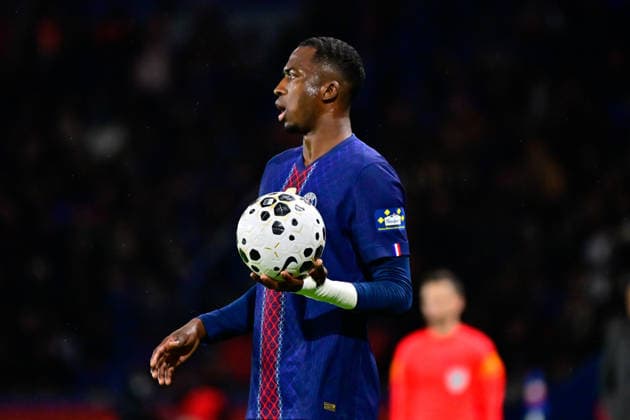 FOOTBALL : PSG vs PFC - Coupe de France - 12 01 2026 William Joel Tenorio Pacho ( PSG ) during the French Cup match between Paris Saint Germain and Paris Football Club at Parc Des Princes on January 12 , 2026 in Paris, France. ( Photo by Federico Pestelini PsnewZ ) - ParisFrance  Copyright: xFedericoxPestelinix