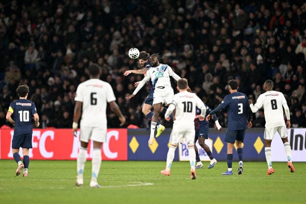 Paris Saint-Germain v Paris FC - French Cup 2025 2026 04 Lucas BERALDO (psg) - 93 Jonathan IKONE (pfc) during the French Cup match between Paris and Paris on January 12, 2026 at Parc des Princes in Paris, France. Paris France  Copyright: xFEPx 776440462