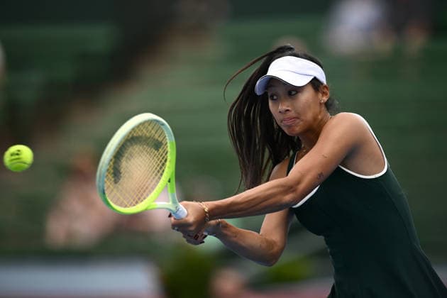 TENNIS KOOYONG CLASSIC, Priscilla Hon of Australia in action against Donna Vekic of Croatia during the Kooyong Classic at the Kooyong Lawn Tennis Club in Melbourne, Tuesday, January 13, 2026. ( NO ARCHIVING, EDITORIAL USE ONLY MELBOURNE VICTORIA AUSTRALIA  Copyright: xJOELxCARRETTx 20260113176165325979