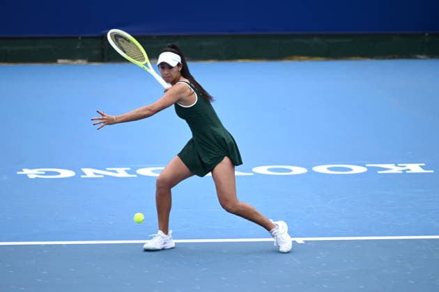 TENNIS KOOYONG CLASSIC, Priscilla Hon of Australia in action against Donna Vekic of Croatia during the Kooyong Classic at the Kooyong Lawn Tennis Club in Melbourne, Tuesday, January 13, 2026. ( NO ARCHIVING, EDITORIAL USE ONLY MELBOURNE VICTORIA AUSTRALIA  Copyright: xJOELxCARRETTx 20260113184990263583