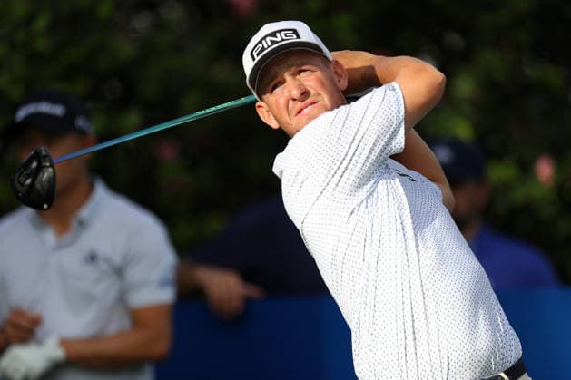 January 12, 2026 - Sam Stevens tees off on the 9th tee during a Practice Round prior to the 2026 Sony Open in Hawaii at Waialae Country Club in Honolulu, HI - CSM Honolulu USA - ZUMAc04_ 20260112_zma_c04_019 Copyright: xAndrewxLeex