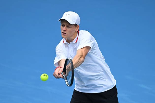 TENNIS AUSTRALIAN OPEN PRACTICE, Jannik Sinner of Italy in action during a practise session ahead of the Australian Open tennis tournament at Melbourne Park in Melbourne, Tuesday, January 13, 2026. ( NO ARCHIVING MELBOURNE VICTORIA AUSTRALIA  Copyright: xJAMESxROSSx 20260113120183091463