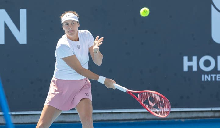 Tennis, WTA tournament in Hobart
