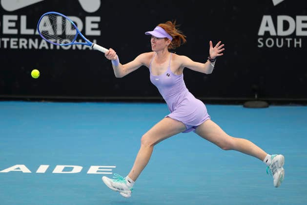 TENNIS ADELAIDE INTERNATIONAL, Maya Joint of Australia in her match against Sofia Kenin of the USA during the Adelaide International at Memorial Drive Tennis Club in in Adelaide, Tuesday, January 13, 2026. ( NO ARCHIVING, EDITORIAL USE ONLY ADELAIDE SOUTH AUSTRALIA AUSTRALIA  Copyright: xMATTxTURNERx 20260113188952132143