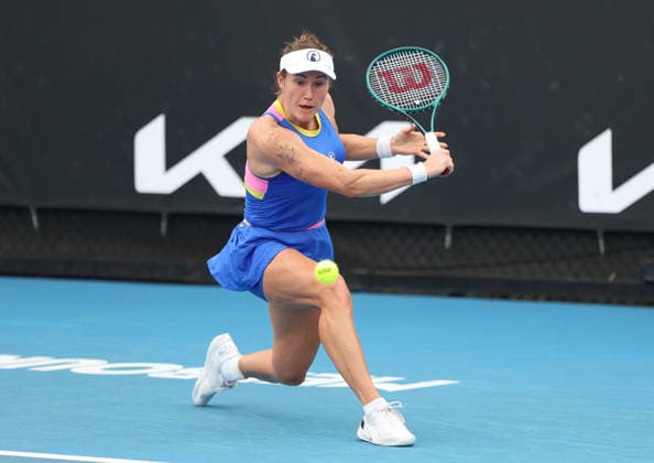 January 13, 2026, Melbourne, Victoria, Australia: KATARZYNA KAWA of Poland during first round of qualification of Australian Open, Melbourne, Australia. Melbourne Australia - ZUMAc278 20260113_zsp_c278_020 Copyright: xMarcinxCholewinskix