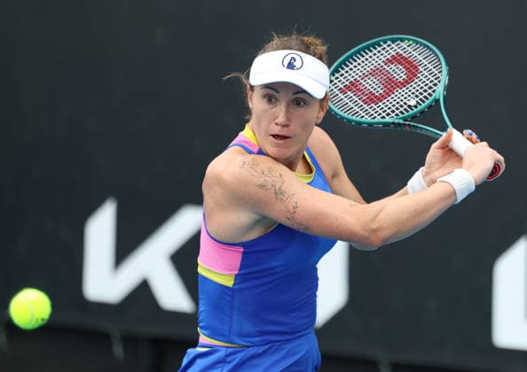 January 13, 2026, Melbourne, Victoria, Australia: KATARZYNA KAWA of Poland during first round of qualification of Australian Open, Melbourne, Australia. Melbourne Australia - ZUMAc278 20260113_zsp_c278_024 Copyright: xMarcinxCholewinskix