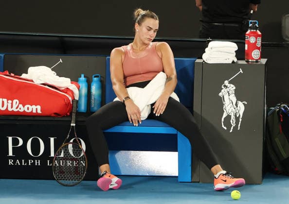 January 13, 2026, Melbourne, Victoria, Australia: ARYNA SABALENKA during practise session before Australian Open, Melbourne, Australia. Melbourne Australia - ZUMAc278 20260113_zsp_c278_030 Copyright: xMarcinxCholewinskix