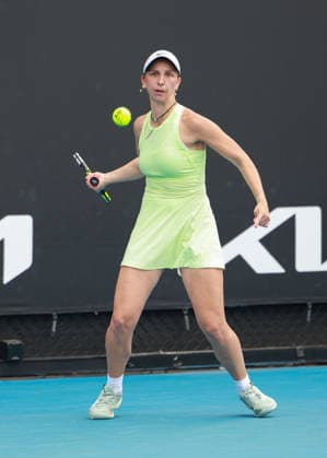 Tamara Korpatsch GER , Australian Open 2026 Qualifier, Melbourne Park, Melbourne, Victoria, Australia Copyright: xJuergenxHasenkopfx