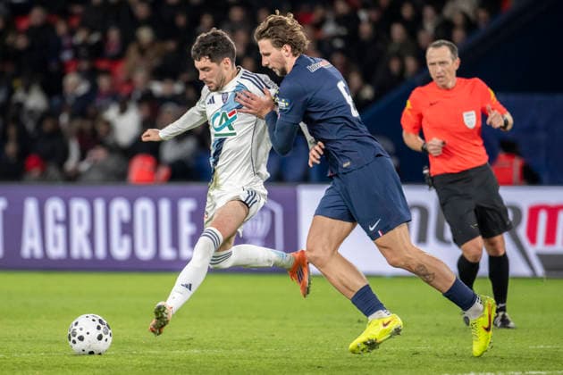 French Cup - PSG v Paris FC Action during the French Cup round of 32 football match between Paris Saint-Germain (PSG) and Paris FC at the Parc des Princes stadium in Paris on January 12, 2026. Photo by Eliot Blondet ABACAPRESS.COM Paris France France  Copyright: xBlondetxEliot ABACAx