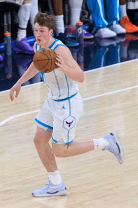 January 12, 2026, Inglewood, California, USA: Kon Knueppel 7 of the Charlotte Hornets during their regular season NBA, Basketball Herren, USA game against the Los Angeles Clippers on Monday January 12, 2026 at Intuit Dome in Inglewood, California. Clippers defeat Hornets, 117-109. ARIANA RUIZ PI Inglewood USA - ZUMAp124 20260112_zaa_p124_014 Copyright: xArianaxRuizx