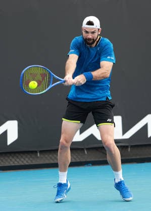 Yuriy Rodionov AUT , Australian Open 2026 Qualifier, Melbourne Park, Melbourne, Victoria, Australia Copyright: xJuergenxHasenkopfx