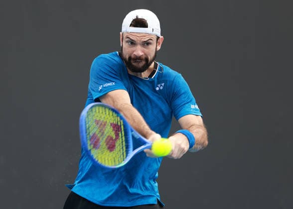 Yuriy Rodionov AUT , Australian Open 2026 Qualifier, Melbourne Park, Melbourne, Victoria, Australia Copyright: xJuergenxHasenkopfx
