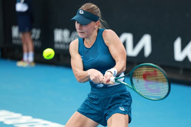 Maria Timofeeva, Australian Open 2026 Qualifying, Melbourne Park, Melbourne, Victoria, Australia Copyright: xJuergenxHasenkopfx