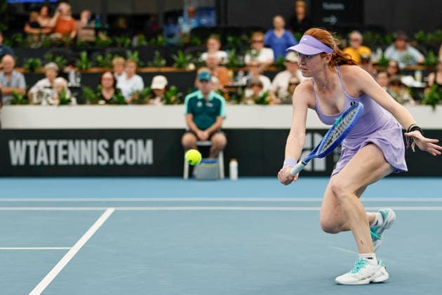 January 13, 2026, Adelaide, South Australia, Australia: MAYA JOINT of Australia in action in her first round win against Sofia KENIN of USA 7-6 (7-3), 6-4, during the 2026 Adelaide International Tennis Tournament Adelaide Australia - ZUMAw216 20260113_zsp_w216_062 Copyright: xMarkxWilloughbyx