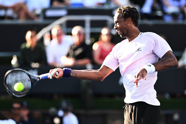 France™s Gael Monfils during his first round singles match at the ASB Classic Men™s ATP, Tennis Herren 250 tennis tournament at Manuka Doctor Arena, Auckland,New Zealand. Tuesday 13 January 2026. Photo: Andrew Cornaga z Auckland New Zealand Copyright: xAndrewxCornaga x