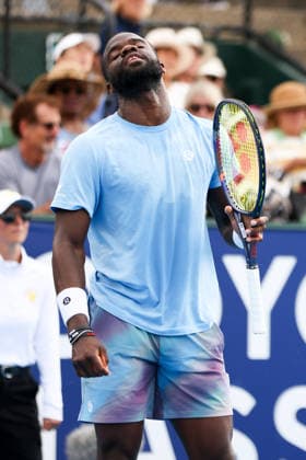 January 13, 2026, Melbourne, Victoria, Australia: MELBOURNE, AUSTRALIA - JANUARY 13 2026: Frances Tiafoe of USA whilst playing KarenÃ‚ Khachanov of Russia on Day 1 of the 2026 Kooyong Classic on January 13, 2026 in Melbourne, Australia. Melbourne Australia - ZUMAp121 20260113_zsp_p121_049 Copyright: xChrisxPutnamx