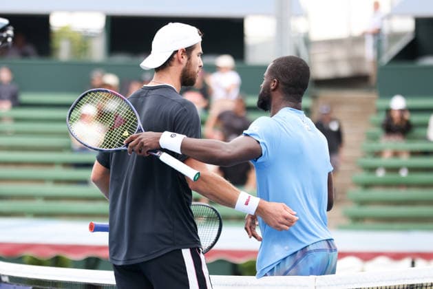 January 13, 2026, Melbourne, Victoria, Australia: MELBOURNE, AUSTRALIA - JANUARY 13 2026: KarenÃ‚ Khachanov of Russia celebrates beating Frances Tiafoe of USA on Day 1 of the 2026 Kooyong Classic on January 13, 2026 in Melbourne, Australia. Melbourne Australia - ZUMAp121 20260113_zsp_p121_057 Copyright: xChrisxPutnamx