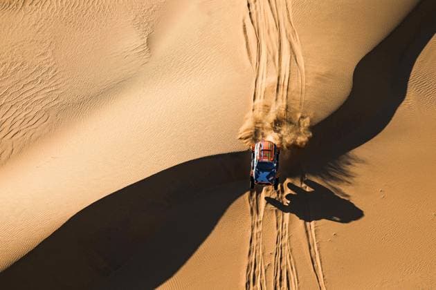 DAKAR 2026 - STAGE 9 222 DE MEVIUS Guillaume (bel), BAUMEL Mathieu (fra), X-raid MINI JCW, Mini, Ultimate, FIA W2RC, action during the Stage 9 of the Dakar 2026, on January 13, 2026 between Wadi Ad-Dawasir and Bivouac Refuge, Saudi Arabia - Wadi Ad-DawasirSaudi Arabia  Copyright: xFLORENTxGOODENx