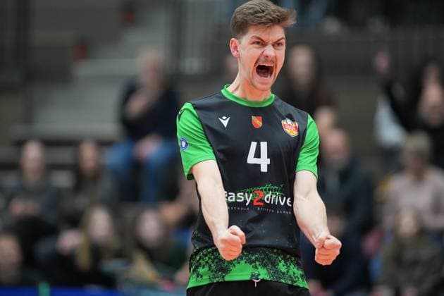 Jackson Holland 4 BADEN VOLLEYS SSC Karlsruhe rejoices Jackson Holland 4 BADEN VOLLEYS SSC Karlsruhe rejoices Copyright: xspeedshotx