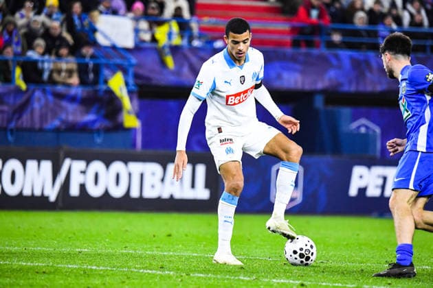 FOOTBALL : Bayeux FC vs Olympique de Marseille - Coupe de France - 16e de finale - 13 01 2026 Mason Greenwood (OM) CaenFrance  Copyright: xBaptistexAutissierx