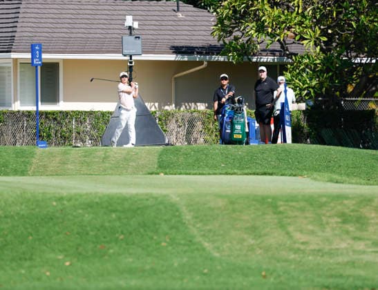 January 13, 2026, Honolulu, Hawaii, USA: YUTA SUGIURA, far left, tees off on the 3rd hole during a practice round for the 2026 Sony Open in Honolulu, Hawaii on January 13, 2026. Honolulu USA - ZUMAm310 20260113_zsp_m310_004 Copyright: xElliotxMilesx