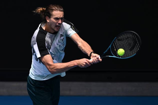 TENNIS AUSTRALIAN OPEN PRACTICE, Alexander Zverev of Germany during practice sessions ahead of the Australian Open tennis tournament at Melbourne Park in Melbourne, Wednesday, January 14, 2026. ( NO ARCHIVING, EDITORIAL USE ONLY MELBOURNE VICTORIA AUSTRALIA  Copyright: xJOELxCARRETTx 20260114136247208208
