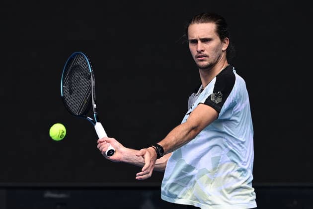 TENNIS AUSTRALIAN OPEN PRACTICE, Alexander Zverev of Germany during practice sessions ahead of the Australian Open tennis tournament at Melbourne Park in Melbourne, Wednesday, January 14, 2026. ( NO ARCHIVING, EDITORIAL USE ONLY MELBOURNE VICTORIA AUSTRALIA  Copyright: xJOELxCARRETTx 20260114155553014500
