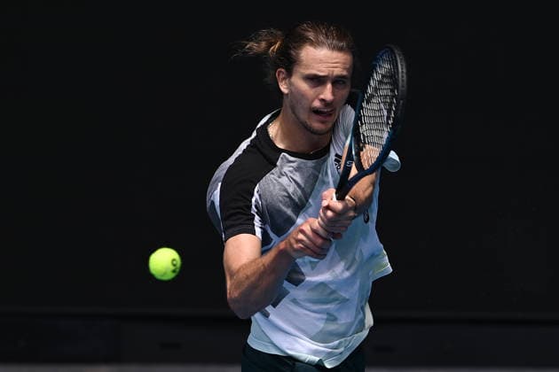 TENNIS AUSTRALIAN OPEN PRACTICE, Alexander Zverev of Germany during practice sessions ahead of the Australian Open tennis tournament at Melbourne Park in Melbourne, Wednesday, January 14, 2026. ( NO ARCHIVING, EDITORIAL USE ONLY MELBOURNE VICTORIA AUSTRALIA  Copyright: xJOELxCARRETTx 20260114162075086514