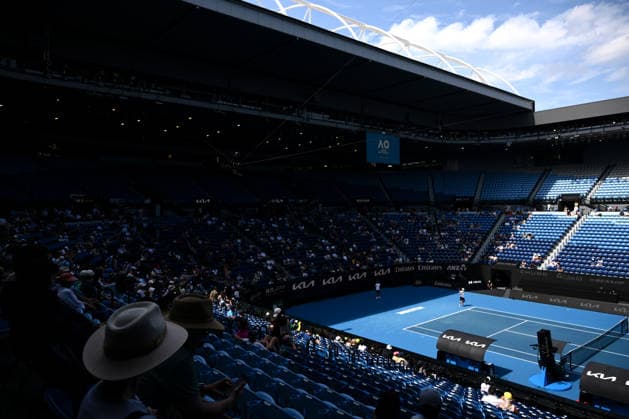 TENNIS AUSTRALIAN OPEN PRACTICE, Alex de Minaur of Australia during a practice session ahead of the Australian Open tennis tournament at Melbourne Park in Melbourne, Wednesday, January 14, 2026. ( NO ARCHIVING, EDITORIAL USE ONLY MELBOURNE VICTORIA AUSTRALIA  Copyright: xJOELxCARRETTx 20260114194795946210