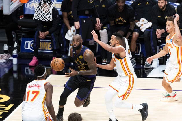 Basketball, NBA, Los Angeles Lakers - Atlanta Hawks