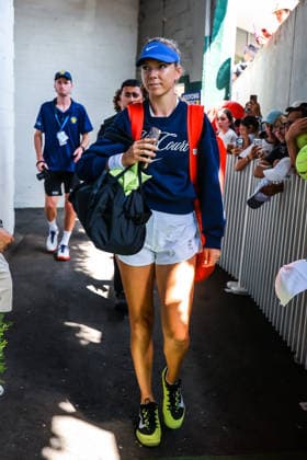 January 14, 2026, Melbourne, Victoria, Australia: MELBOURNE, AUSTRALIA - JANUARY 14 2026: Katie Boulter of Great Britain enters the court to play Elizabeth Mandlik of USA on Day 2 of the 2026 Kooyong Classic on January 14, 2026 in Melbourne, Australia. Melbourne Australia - ZUMAp121 20260114_zsp_p121_029 Copyright: xChrisxPutnamx